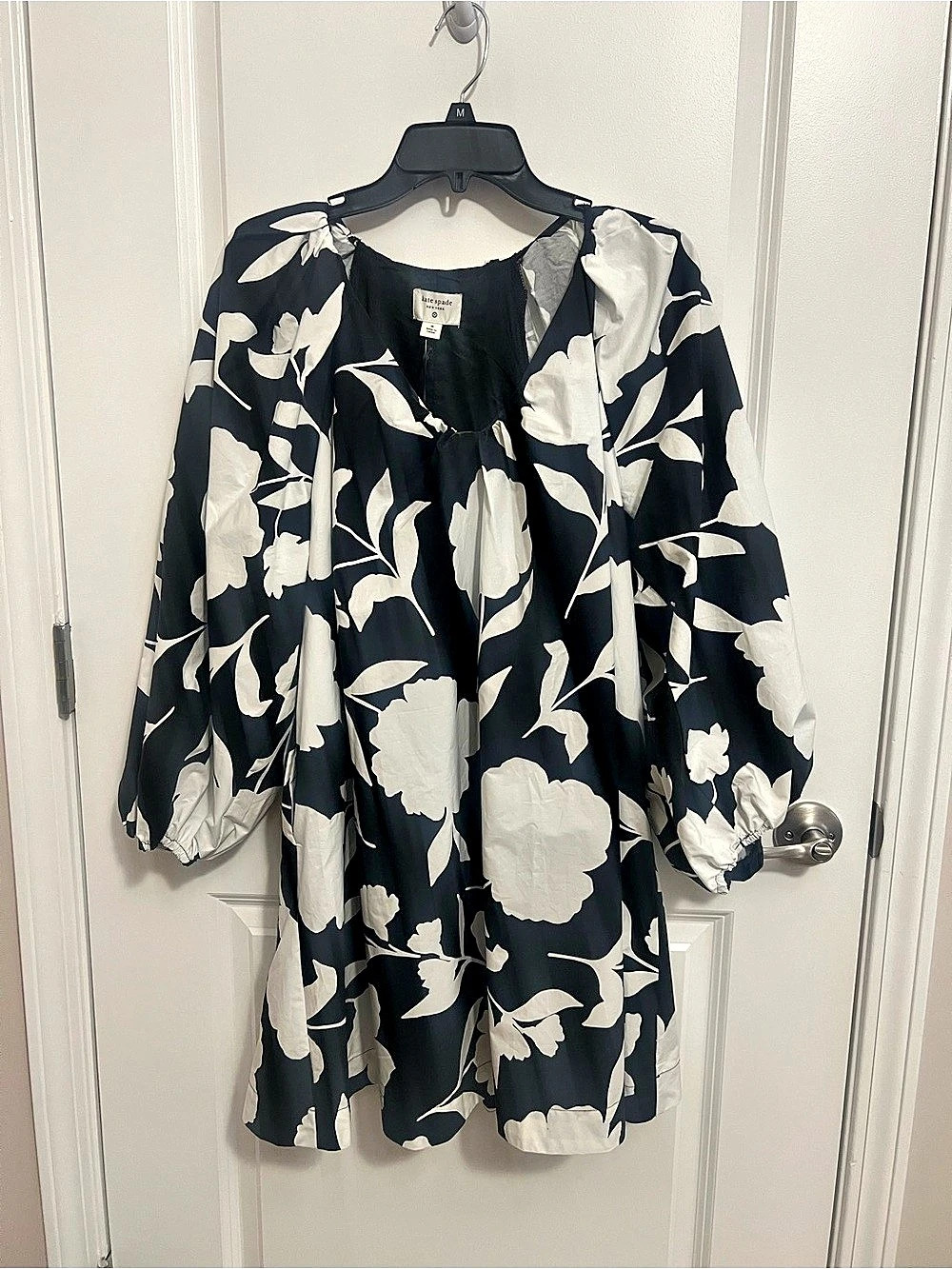 kate spade New York for Target Black and White Floral Shift Dress Floral Mini